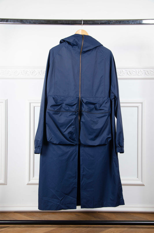 Navy Ruisseau Coat - UNIQUE SIZE (L)