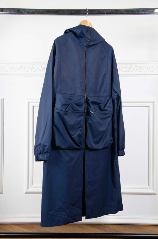 Navy Ruisseau Coat - UNIQUE SIZE (L)