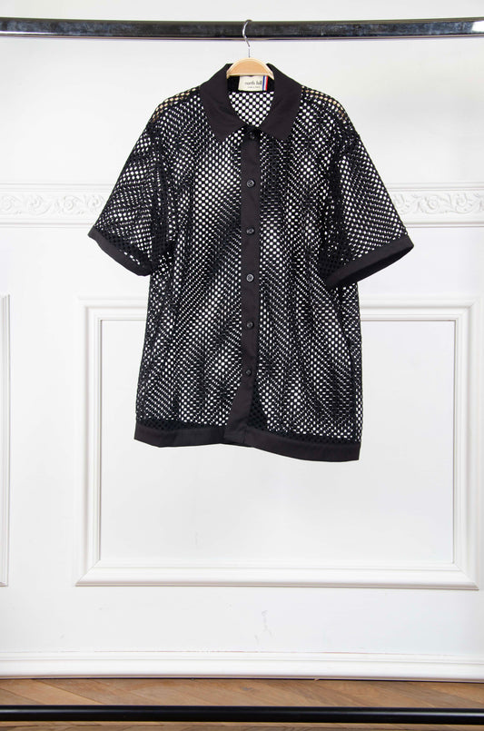 Mesh Short Sleeve Shirt - L