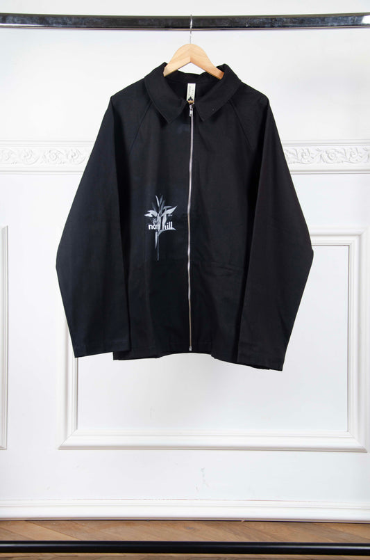 Black Marcadet Zip Jacket - L