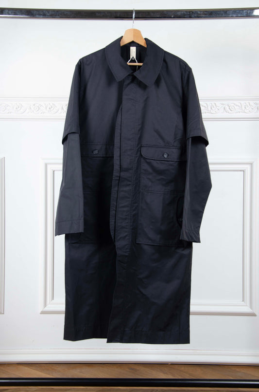 Black Alger Coat - L