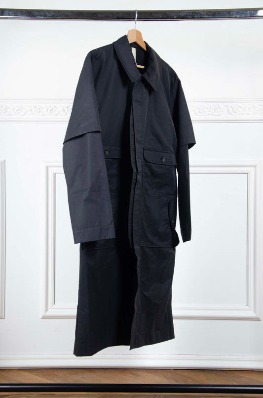 Black Alger Coat - L