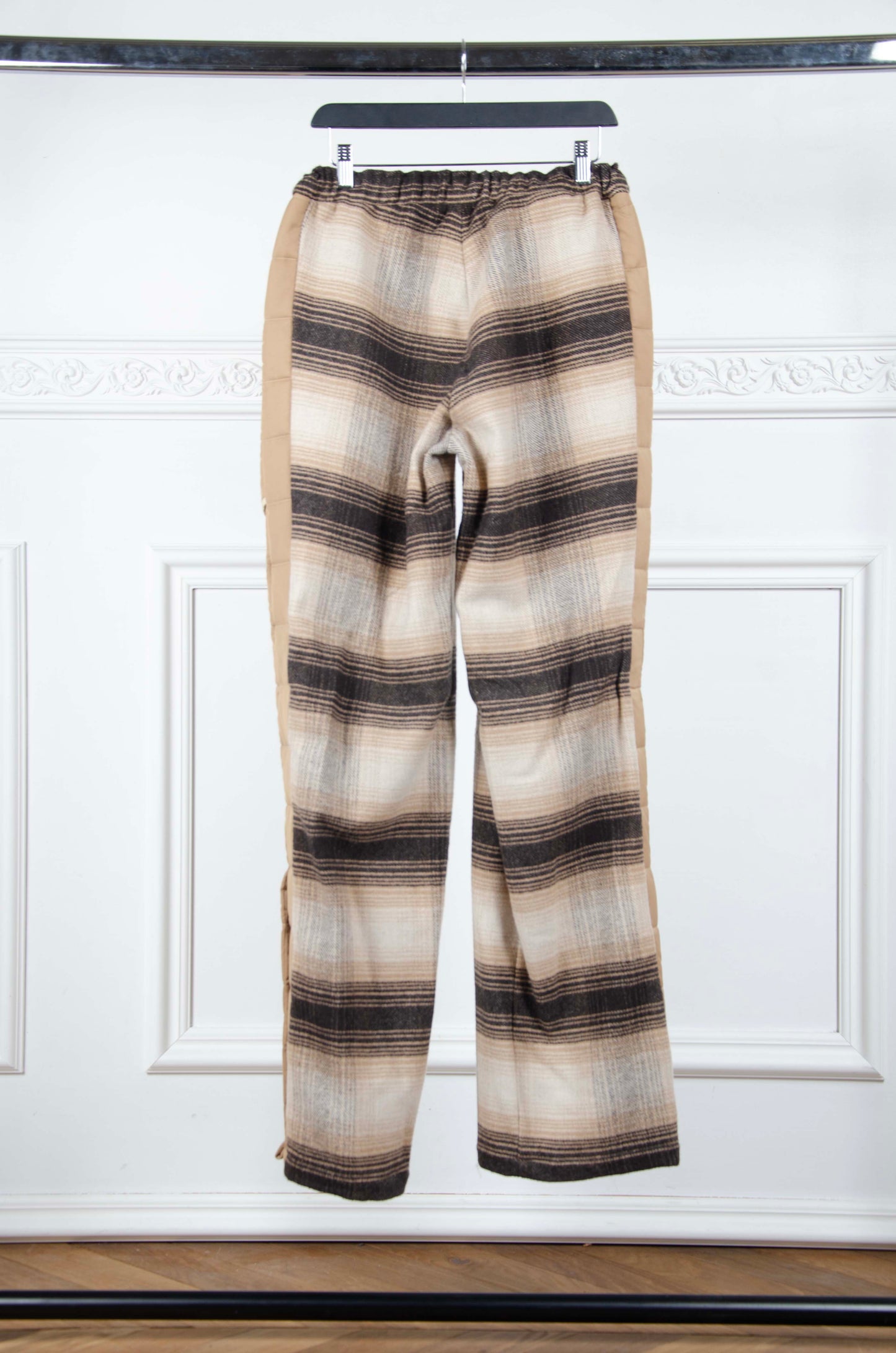 Brown Upcycled Wool Pants - L