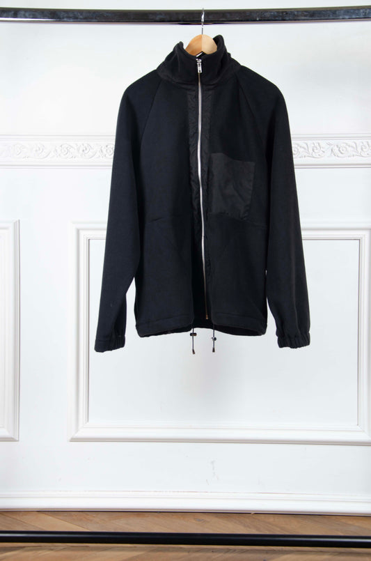 Black Polar Zip Jacket - L