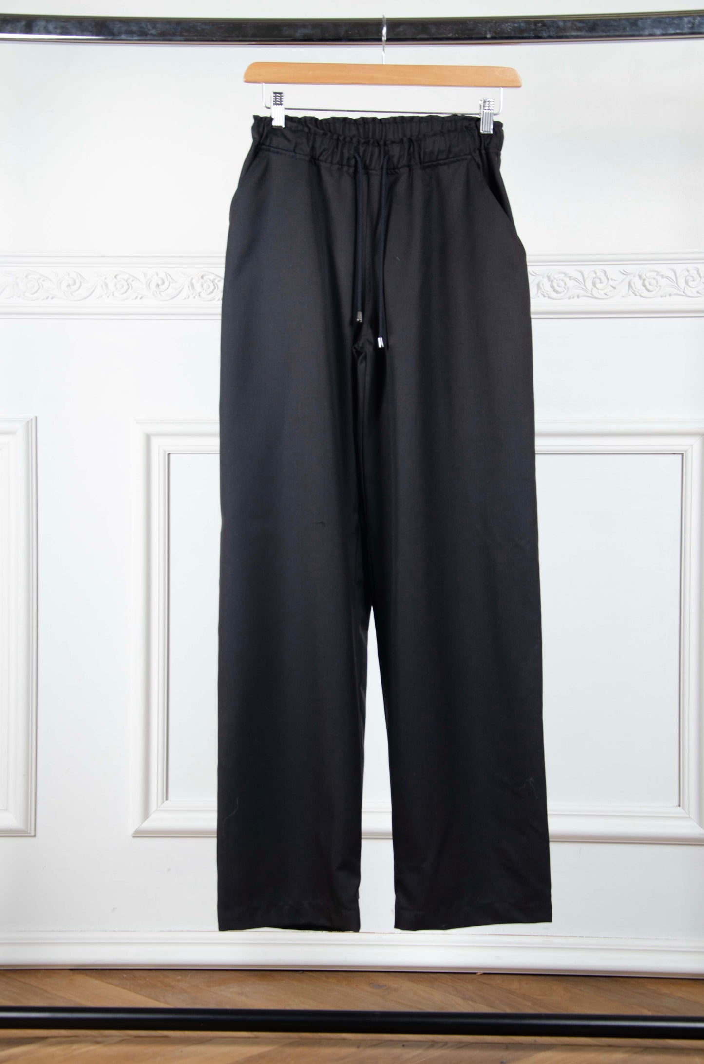 Black Ornano Loose Pants - L