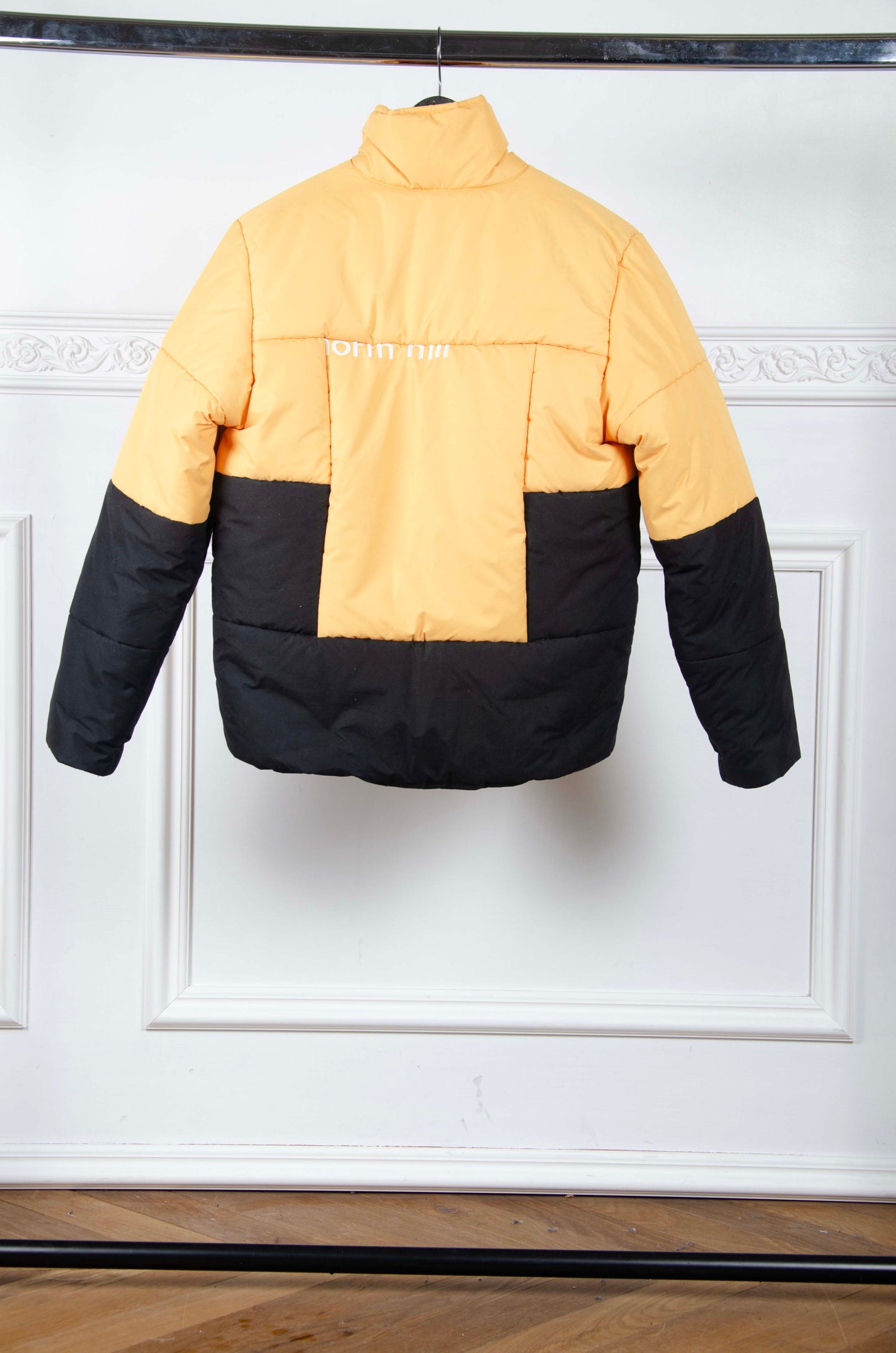 Black/Yellow Padded Jacket - M