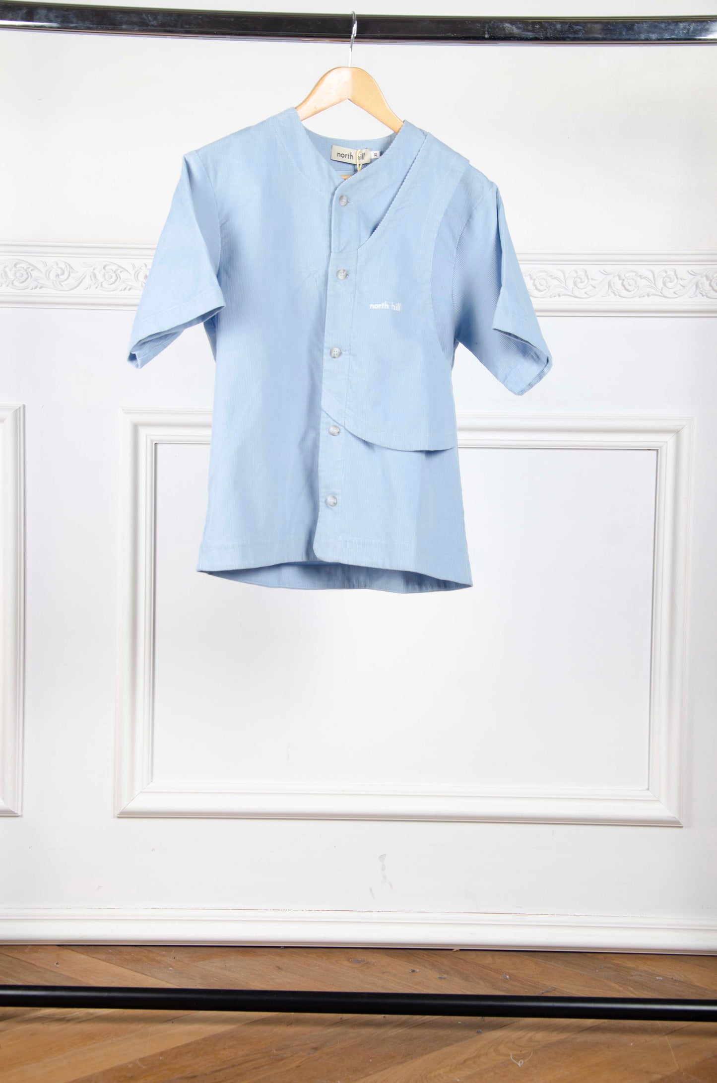 Corduroy Blue Shirt - XS