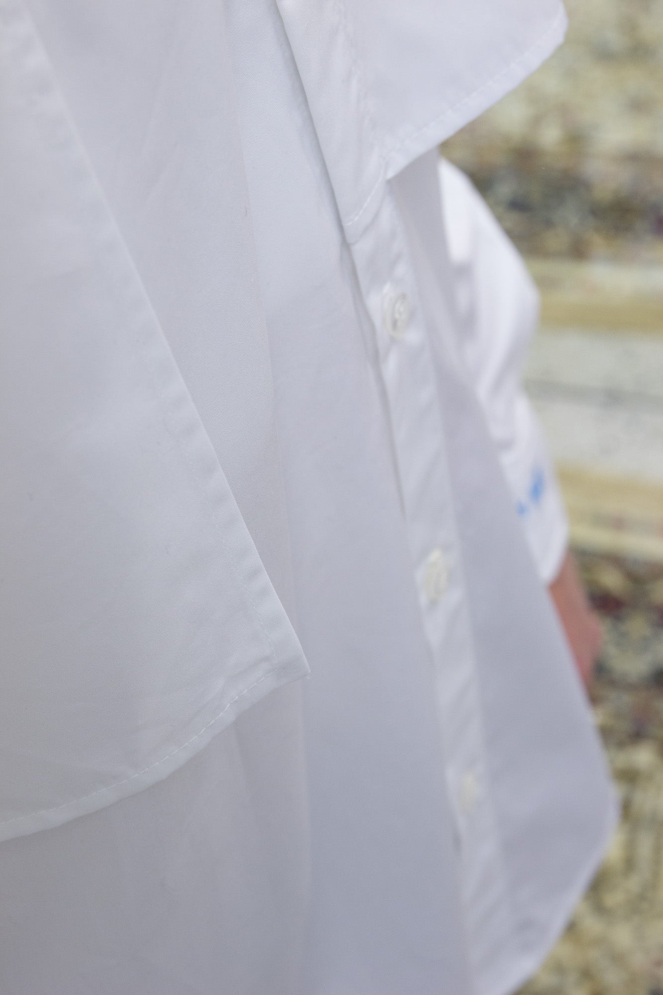 White Asymetrical Shirt